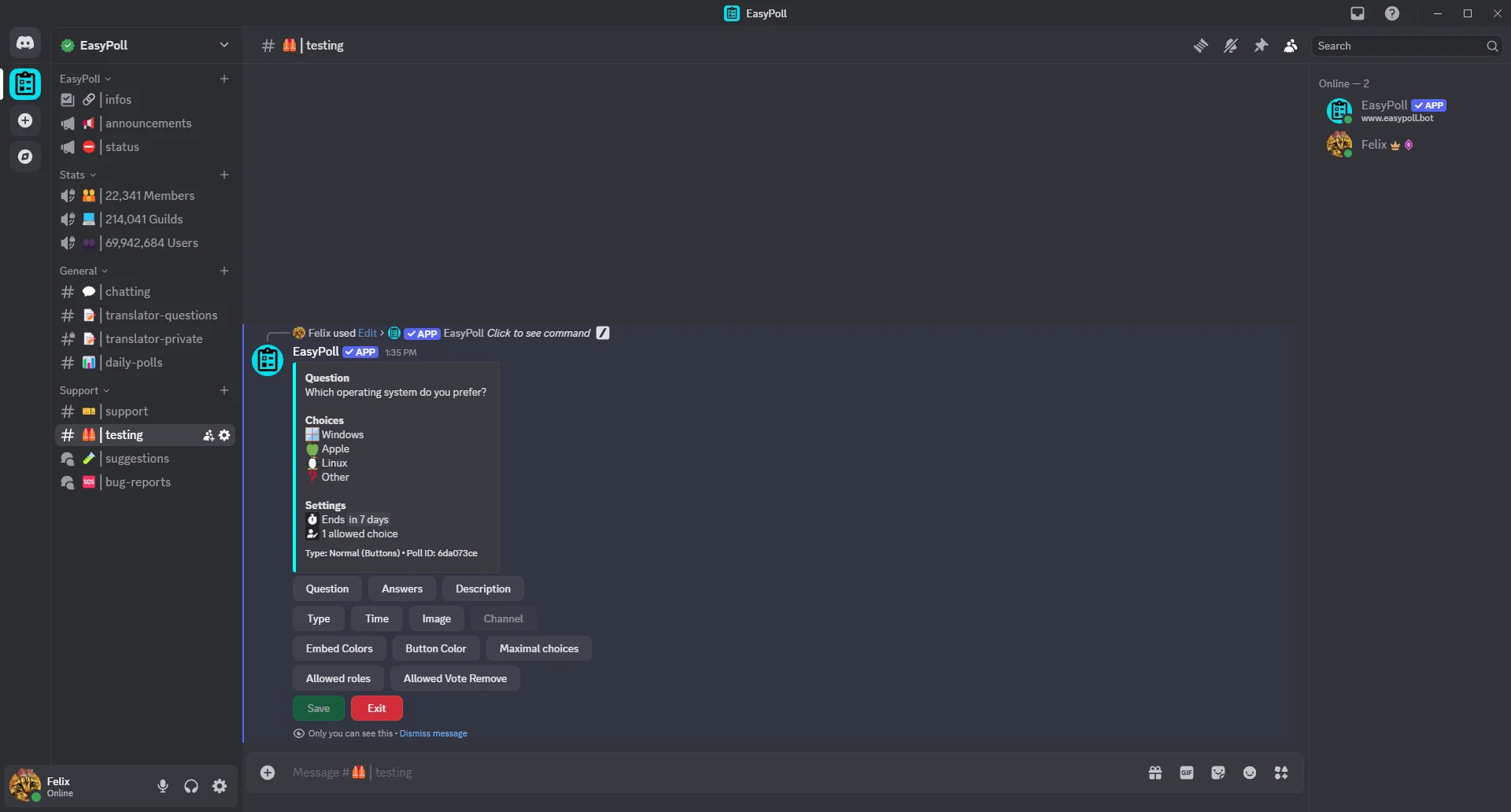 Edit your polls even after publishing